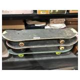 3 Skate Boards - Ready to Roll