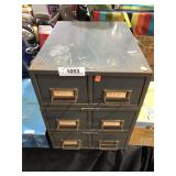 Metal File Index Card boxes