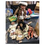 Assortment of Dolls,  Indian Motif