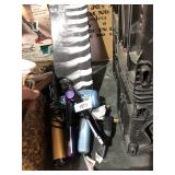 Assortment of Hair Curlers and Blower