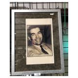 framed lucky luciano print