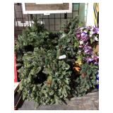 assortment of wreaths