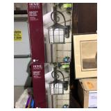 2 large exterior led wall mount lights