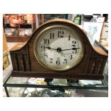 Vintage Wood Mantle Clock