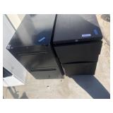2 filing cabinets