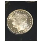 .999 1 OZ Silver Strike, Morgan Face Motif