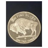 .999 1 OZ Silver Strike, Buffalo Nickel Motif