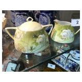 Bavaris Hand Painted Cream & Sugar