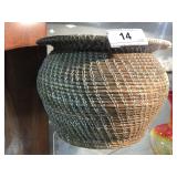 "Handcrafted Pine Needle Basket" by Patricia Lohn