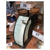 Vintage Metal Mail Scale
