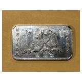 .999 1oz Silver Bar - Nevada 1997 Wolf