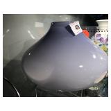 Purple Over White Case Glass Vase