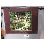 Matted Bev Doolittle "Faces" Scout & Pack Horse