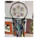 Multi Color Dream Catcher w/ Colored Feathers