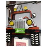 Metal Dimensional Jeep Front Sign
