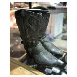 Pair of Metal Mini Boots