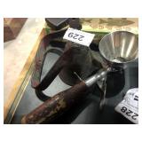 Metal Bell and Ice Cream Scoop