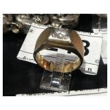 18 Ky GE Ring w/ Clear Stone sz 11