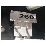 Sterling Pipe Earrings