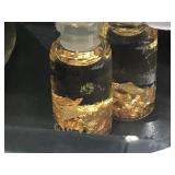 2 Vials of 24 k Gold Leaf Flakes