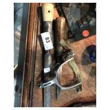 "R" Single Spur & 2 Wood Chisels