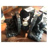 Gargoyle Book Ends and Sand Timer