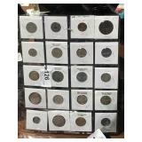 Sheet of Foreign Coins