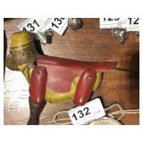 Vintage Metal Monkey Toy w/ Arms & Legs Movable