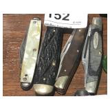4 Folding Pocket Knives