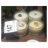 4 Semi Precious Cut Gem Stones