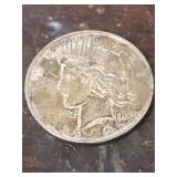 1922 P Silver Peace $1 Dollar Coin