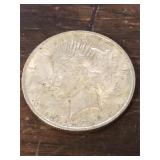 1922 P Silver Peace $1 Dollar Coin