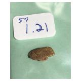 1.21 Grams California Natural River Gold
