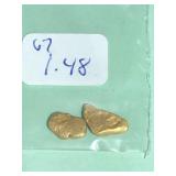 1.48 Grams California Natural River Gold