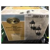 2 pack exterior wall lantern