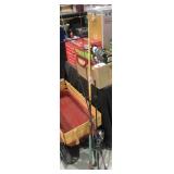 fishing poles & pool cue