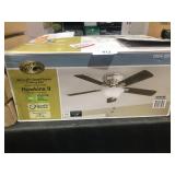 44" LED Small room ceiling fan