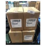 4 boxes of gloss orange spray paint