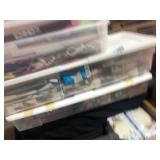 3 totes of christmas wrap / bags