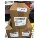 3 boxes of gloss orange spray paint