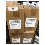 4 cases of flat black spray paint