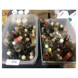 small alcohol collectible bottles