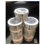 rolls of warning labels