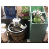 ice cream maker & oxygen tank
