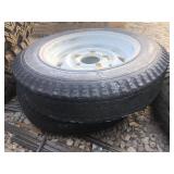 2 small 4.80 x 12 tires