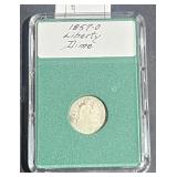 1857-O Liberty Silver Dime