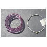 Clear Purple Wrap Bracelet & Metal Bracelets w/ 3