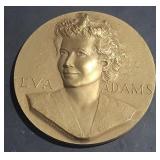 Bronze Eva Adams Director of Mint 1961 3" Across