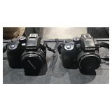 2 Digital Olympus Cameras