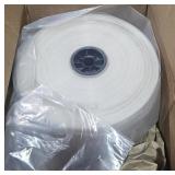 Large Roll Plastic Bag Material 8" Across   Heat